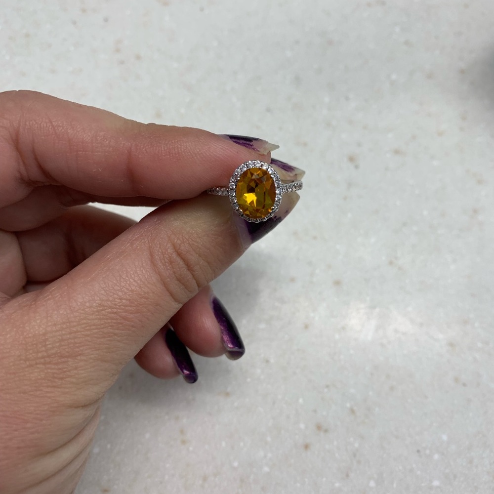 Yellow Topaz Ring - Picture 2 of 4